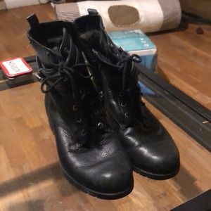 Felt lined boots